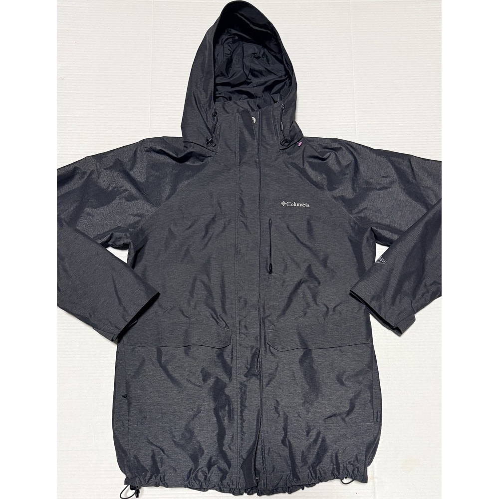 COLUMBIA Omni-Tech - Women's Dark Gray Interchange Jacket - Size Large